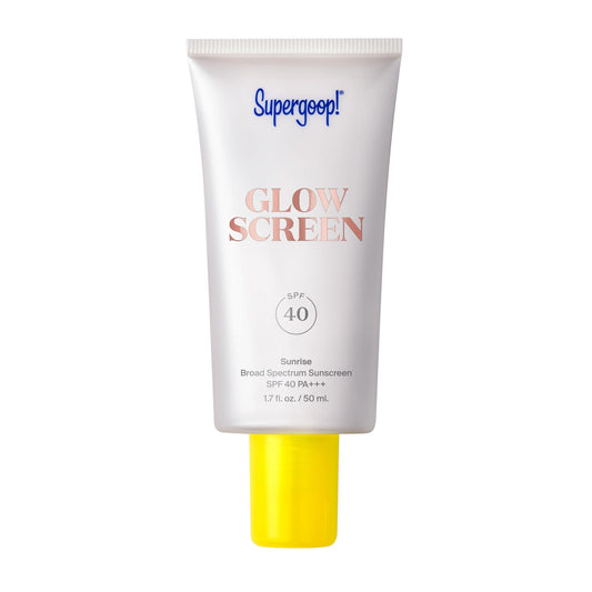 Supergoop! Glowscreen SPF 40 - Glowy Sunscreen Primer with Hyaluronic Acid, Vitamin B5 & Niacinamide - 1.7 oz