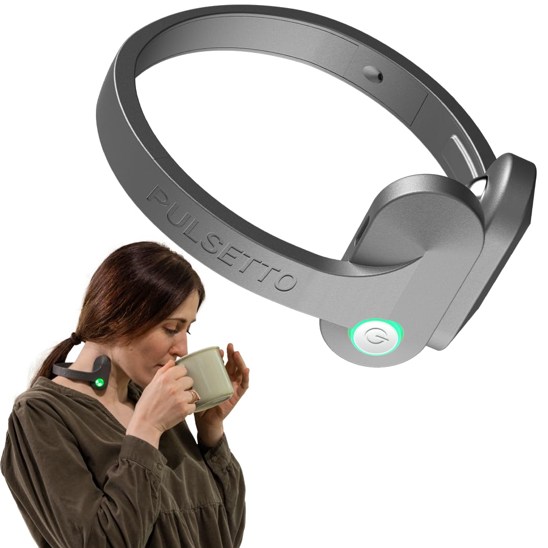 Pulsetto Personalized Relaxation Device | Natural Vagus Nerve Stimulator for Healing, Rest, and Rejuvenation | Patented Neuro Wearable Device, Enjoy Long Term Wellness and Stress Management