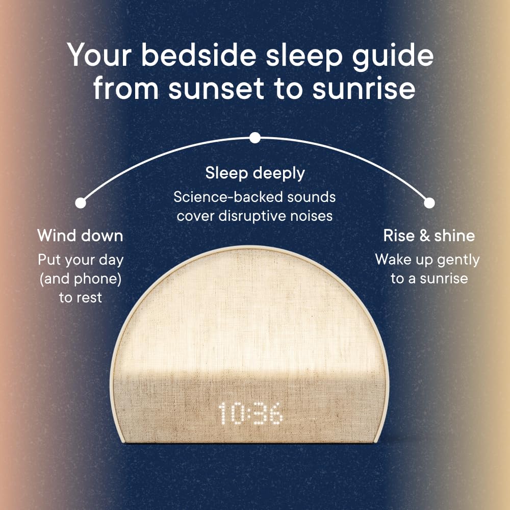 Hatch Restore 2 | Sunrise Alarm Clock | Sound Machine | Bedside Dream Machine | Smart Light | White Noise | Custom Sleep Routines | Dimmable Clock | Deep Sleep | Gentle Alarm | Wake Up Rested | Putty