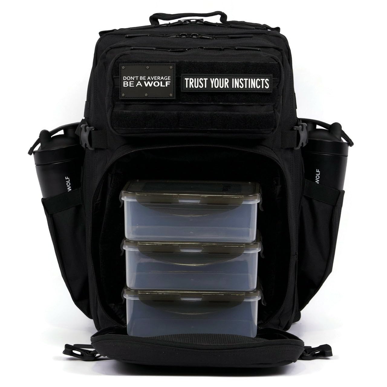 WOLFpak 45L MEAL PREP MANAGEMENT BACKPACK (ALPHA BLACK MEAL)